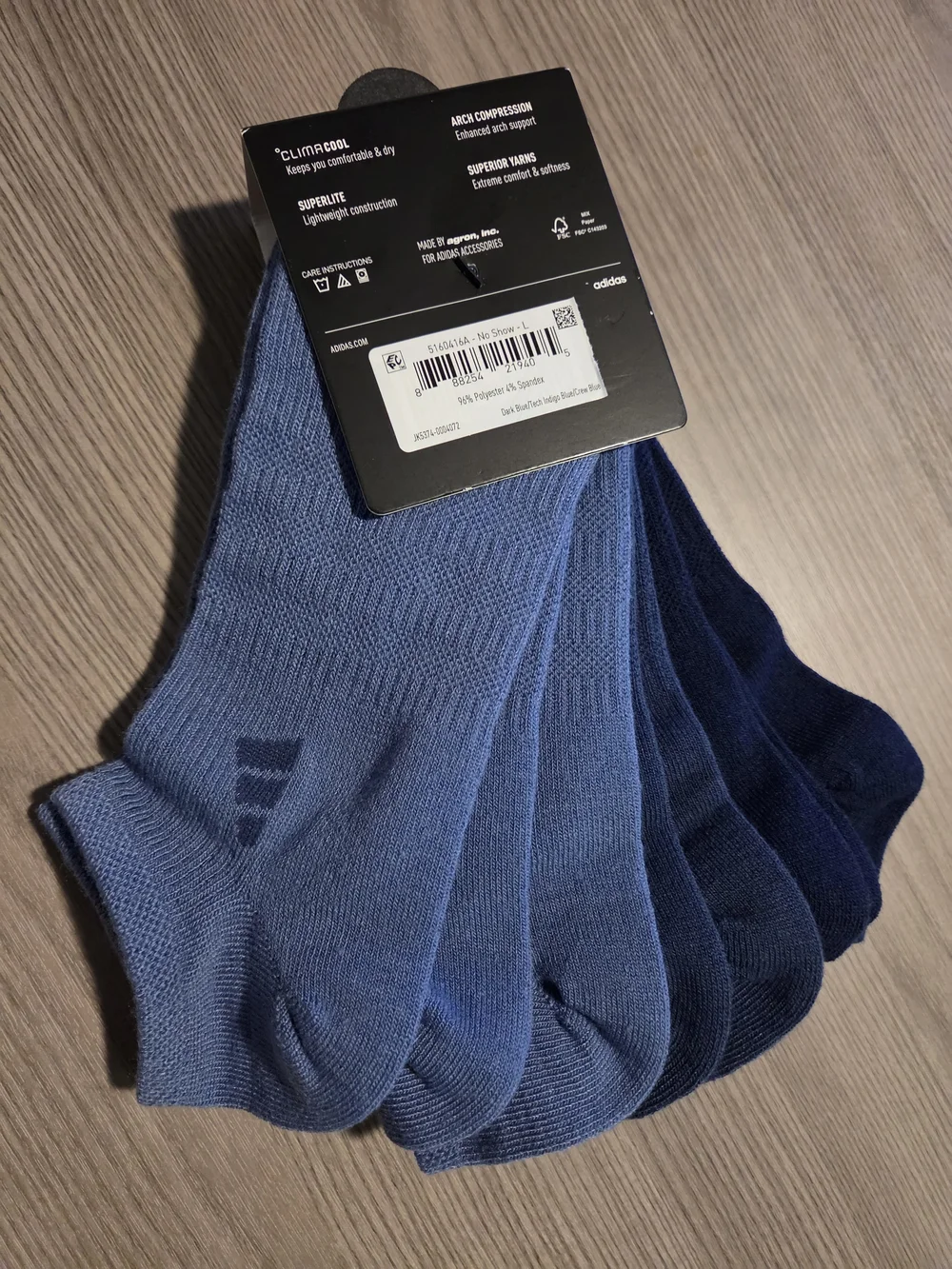 Adidas Men's No-Show Athletic Socks